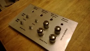 Front panel, partially populated Front panel, partially populated